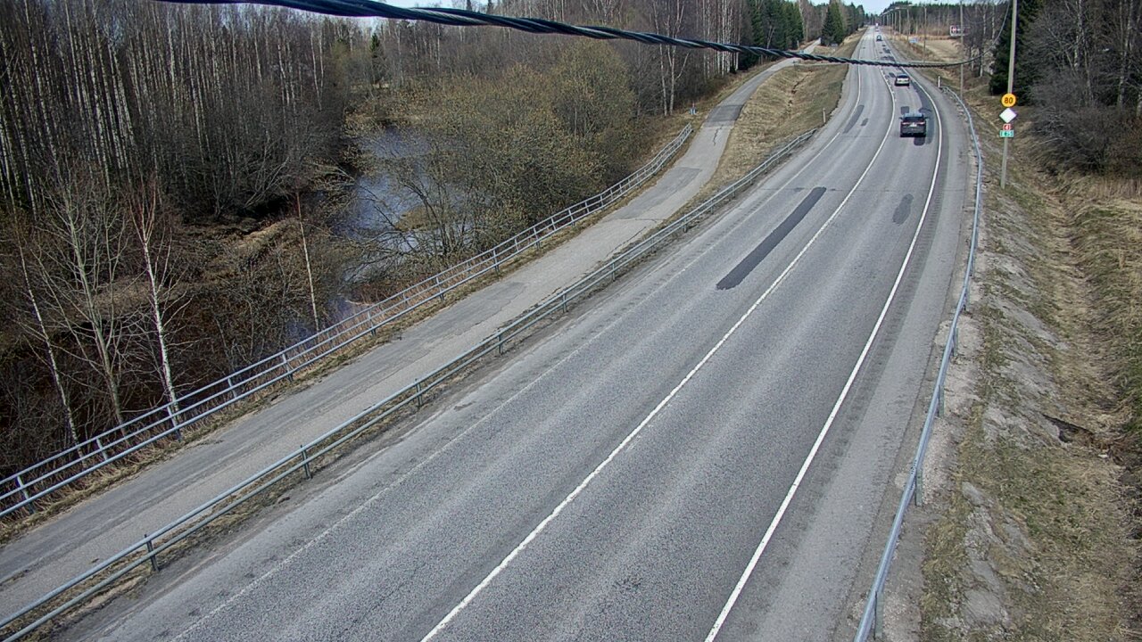 Weather Camera Image Väg 4 Liminka, Alatemmes, Liminka, Pohjois-Pohjanmaa