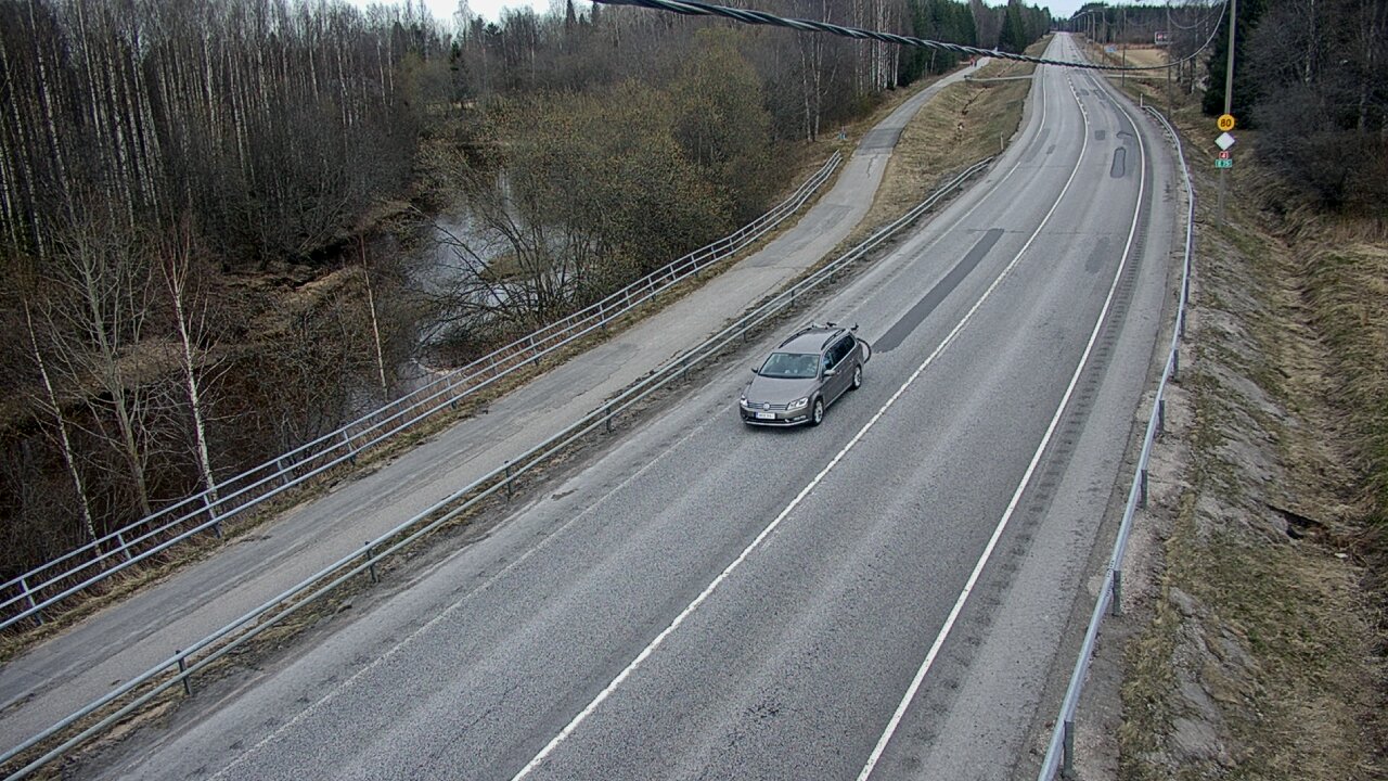 Weather Camera Image Väg 4 Liminka, Alatemmes, Liminka, Pohjois-Pohjanmaa