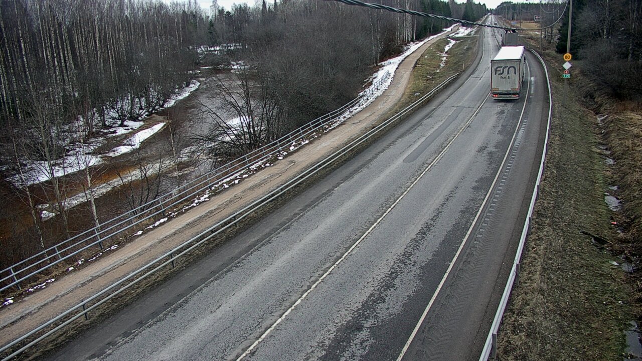 Weather Camera Image Väg 4 Liminka, Alatemmes, Liminka, Pohjois-Pohjanmaa