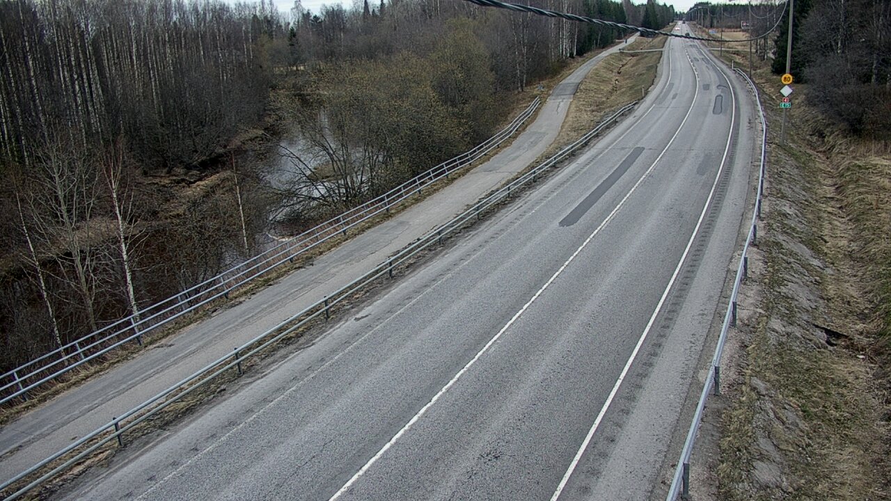 Weather Camera Image Väg 4 Liminka, Alatemmes, Liminka, Pohjois-Pohjanmaa