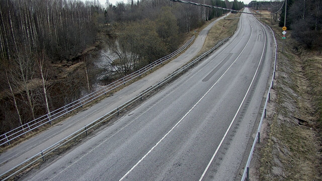 Weather Camera Image Väg 4 Liminka, Alatemmes, Liminka, Pohjois-Pohjanmaa