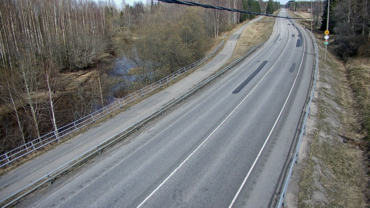 Weather Camera Image Väg 4 Liminka, Alatemmes, Liminka, Pohjois-Pohjanmaa
