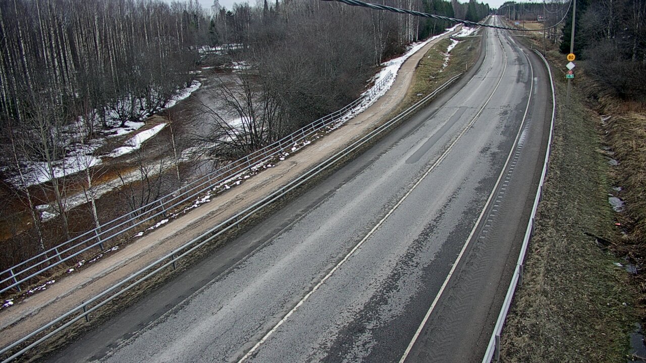 Weather Camera Image Väg 4 Liminka, Alatemmes, Liminka, Pohjois-Pohjanmaa