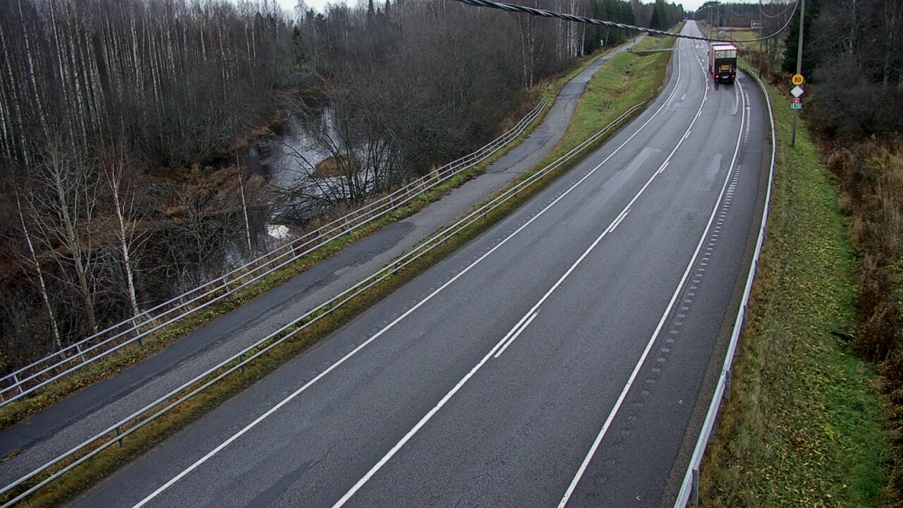 Weather Camera Image Väg 4 Liminka, Alatemmes, Liminka, Pohjois-Pohjanmaa