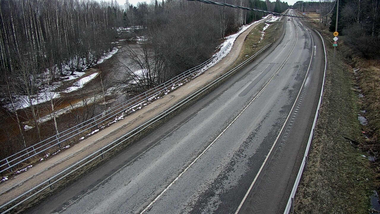 Weather Camera Image Väg 4 Liminka, Alatemmes, Liminka, Pohjois-Pohjanmaa