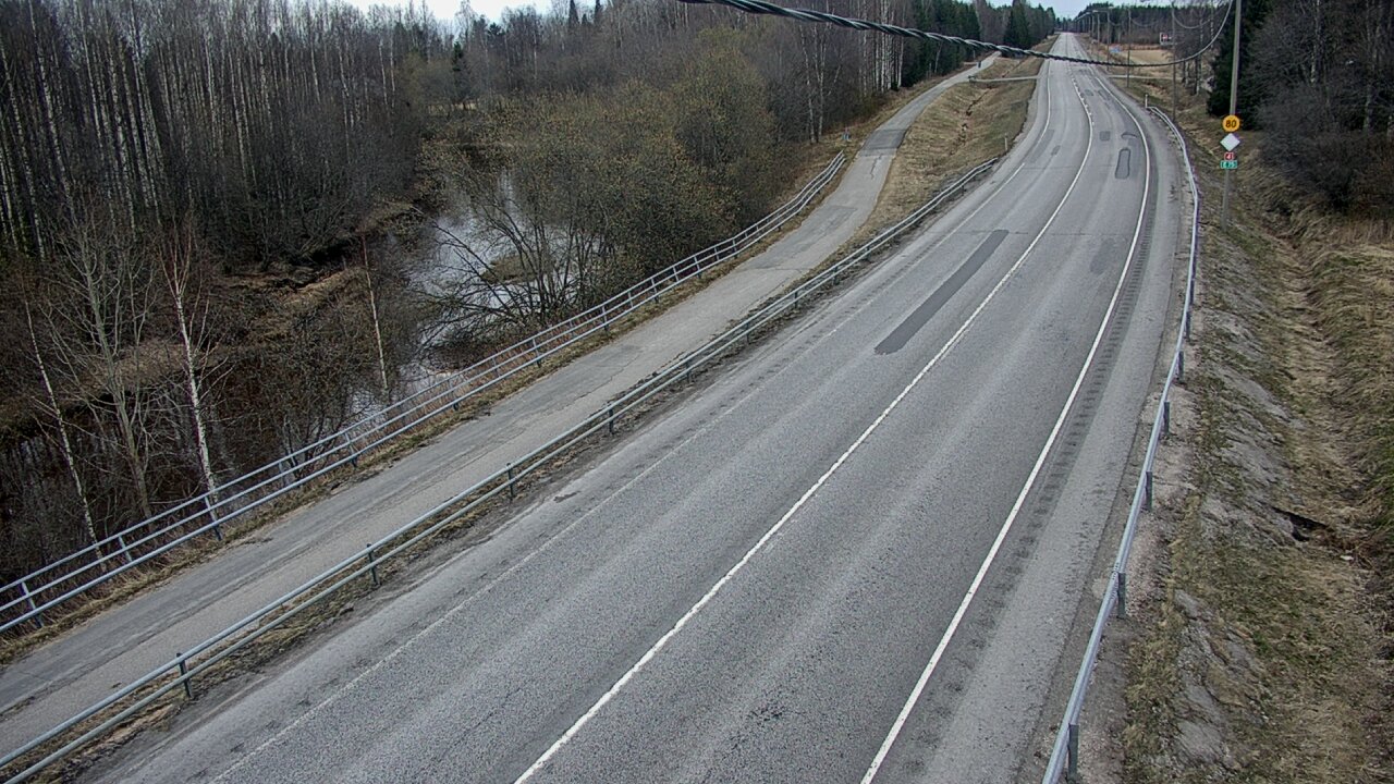 Weather Camera Image Väg 4 Liminka, Alatemmes, Liminka, Pohjois-Pohjanmaa