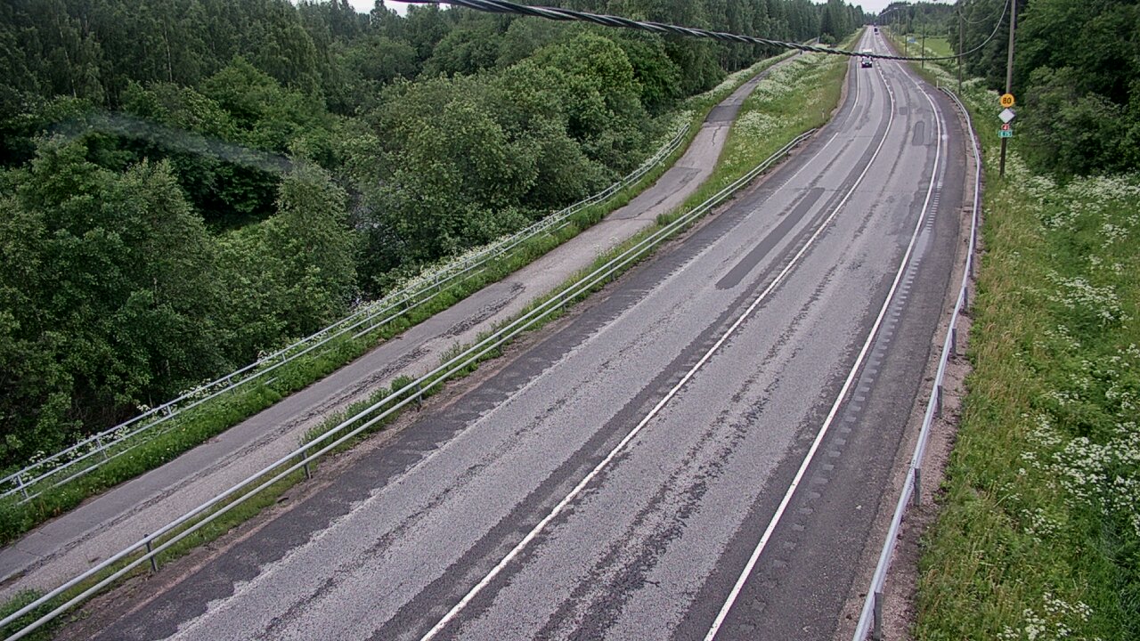 Weather Camera Image Väg 4 Liminka, Alatemmes, Liminka, Pohjois-Pohjanmaa