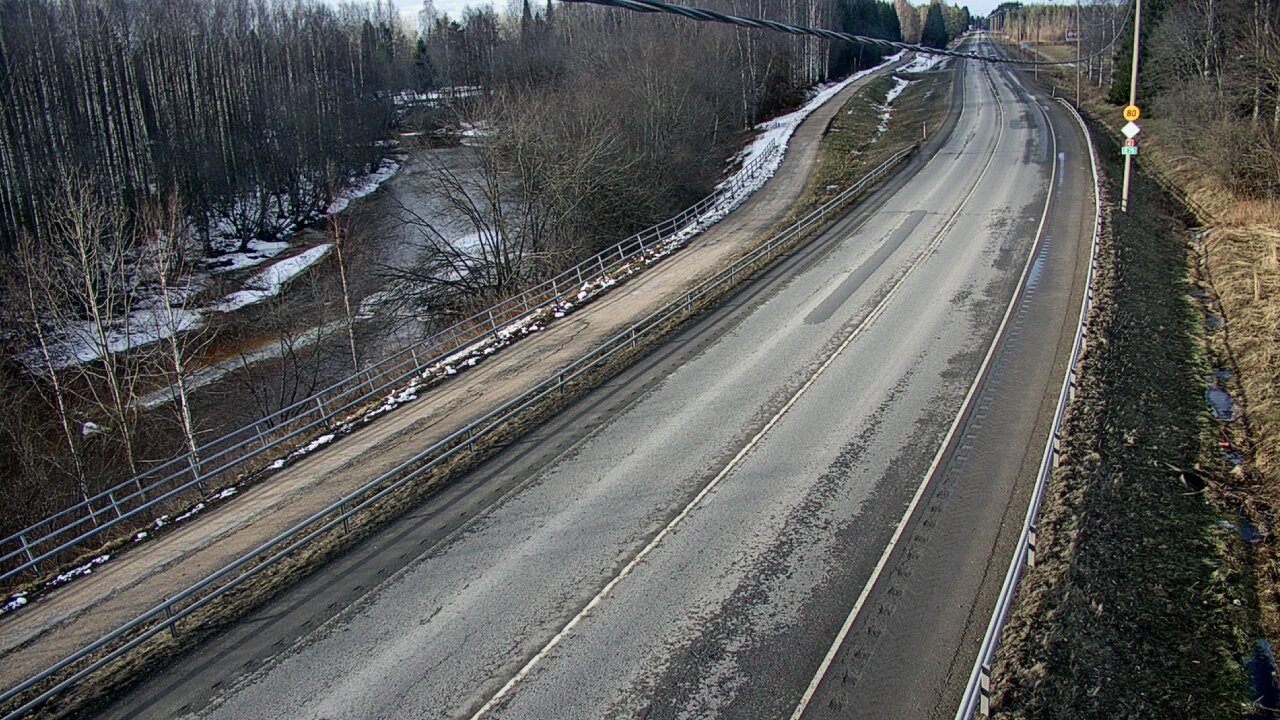 Weather Camera Image Väg 4 Liminka, Alatemmes, Liminka, Pohjois-Pohjanmaa