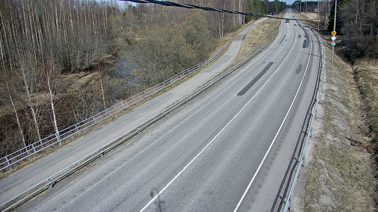 Weather Camera Image Väg 4 Liminka, Alatemmes, Liminka, Pohjois-Pohjanmaa