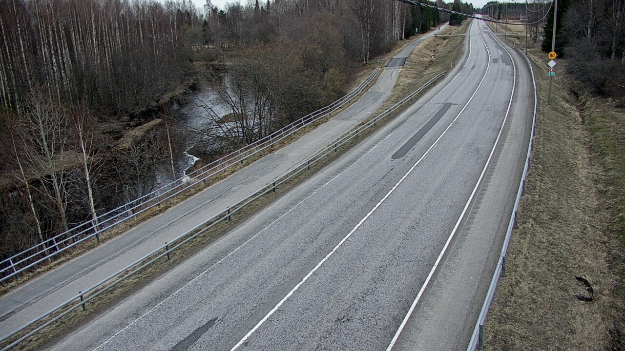 Weather Camera Image Road 4 Liminka, Alatemmes, Liminka, Pohjois-Pohjanmaa