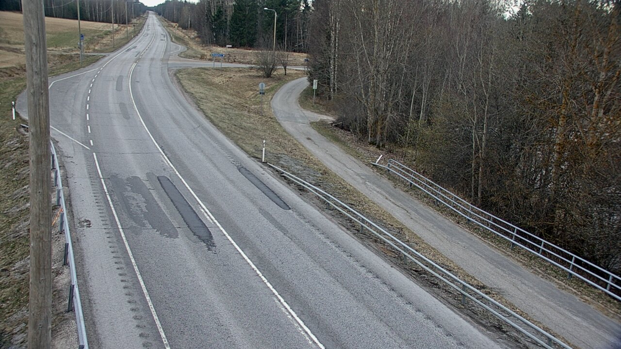 Weather Camera Image Väg 4 Liminka, Alatemmes, Liminka, Pohjois-Pohjanmaa