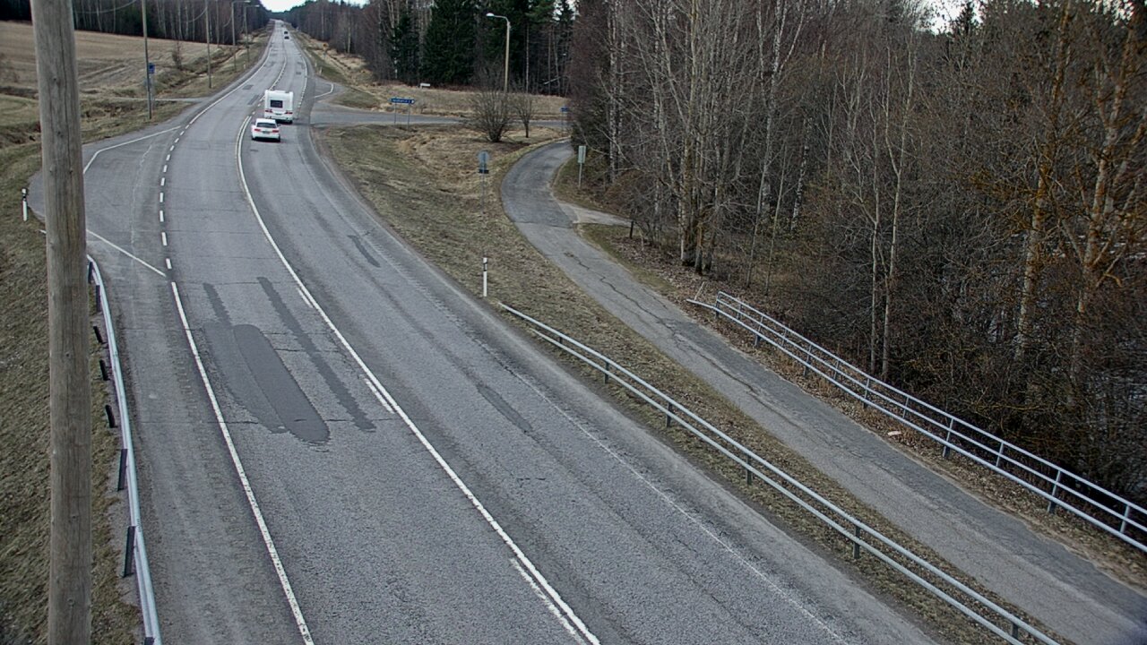 Weather Camera Image Road 4 Liminka, Alatemmes, Liminka, Pohjois-Pohjanmaa