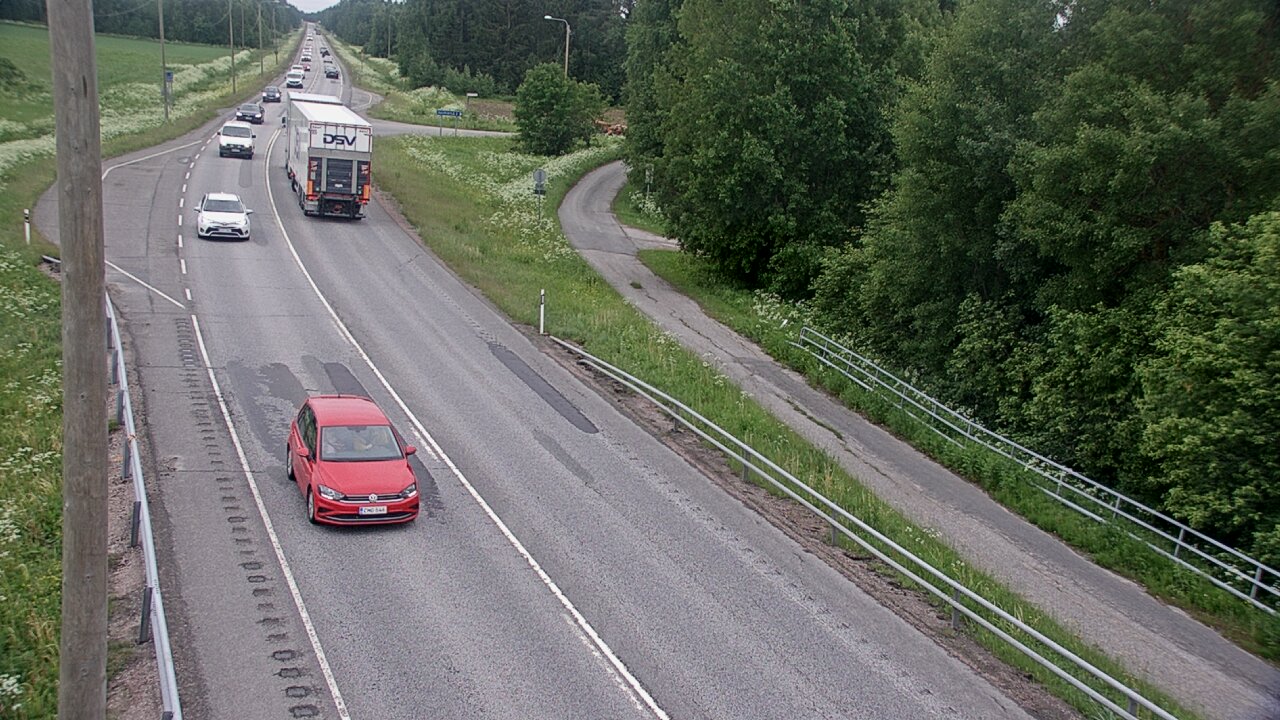 Weather Camera Image Väg 4 Liminka, Alatemmes, Liminka, Pohjois-Pohjanmaa