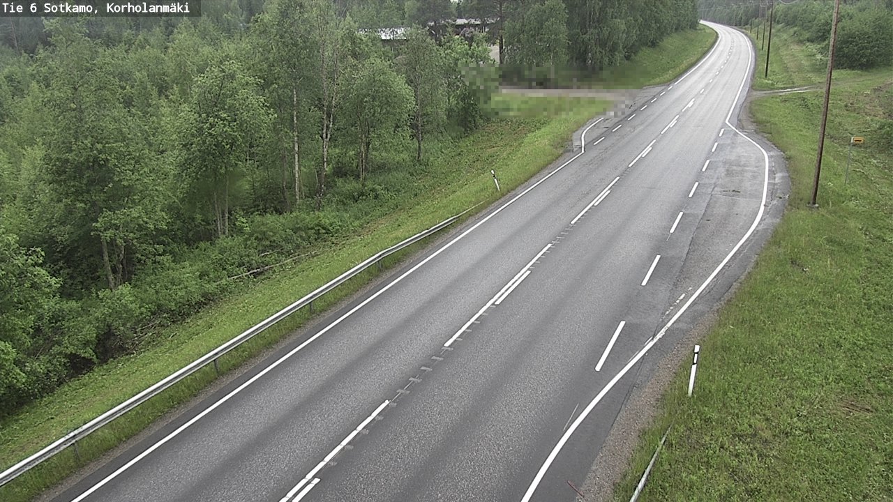 Weather Camera Image Väg 6 Sotkamo, Korholanmäki, Sotkamo, Kainuu