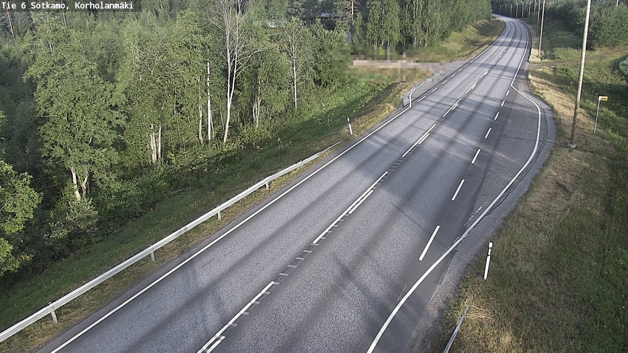 Weather Camera Image Väg 6 Sotkamo, Korholanmäki, Sotkamo, Kainuu