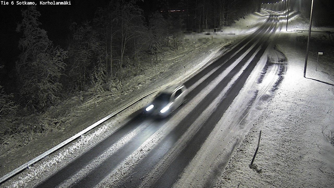 Weather Camera Image Väg 6 Sotkamo, Korholanmäki, Sotkamo, Kainuu