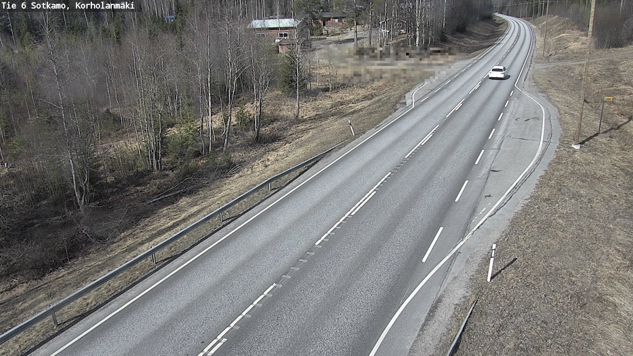 Weather Camera Image Väg 6 Sotkamo, Korholanmäki, Sotkamo, Kainuu