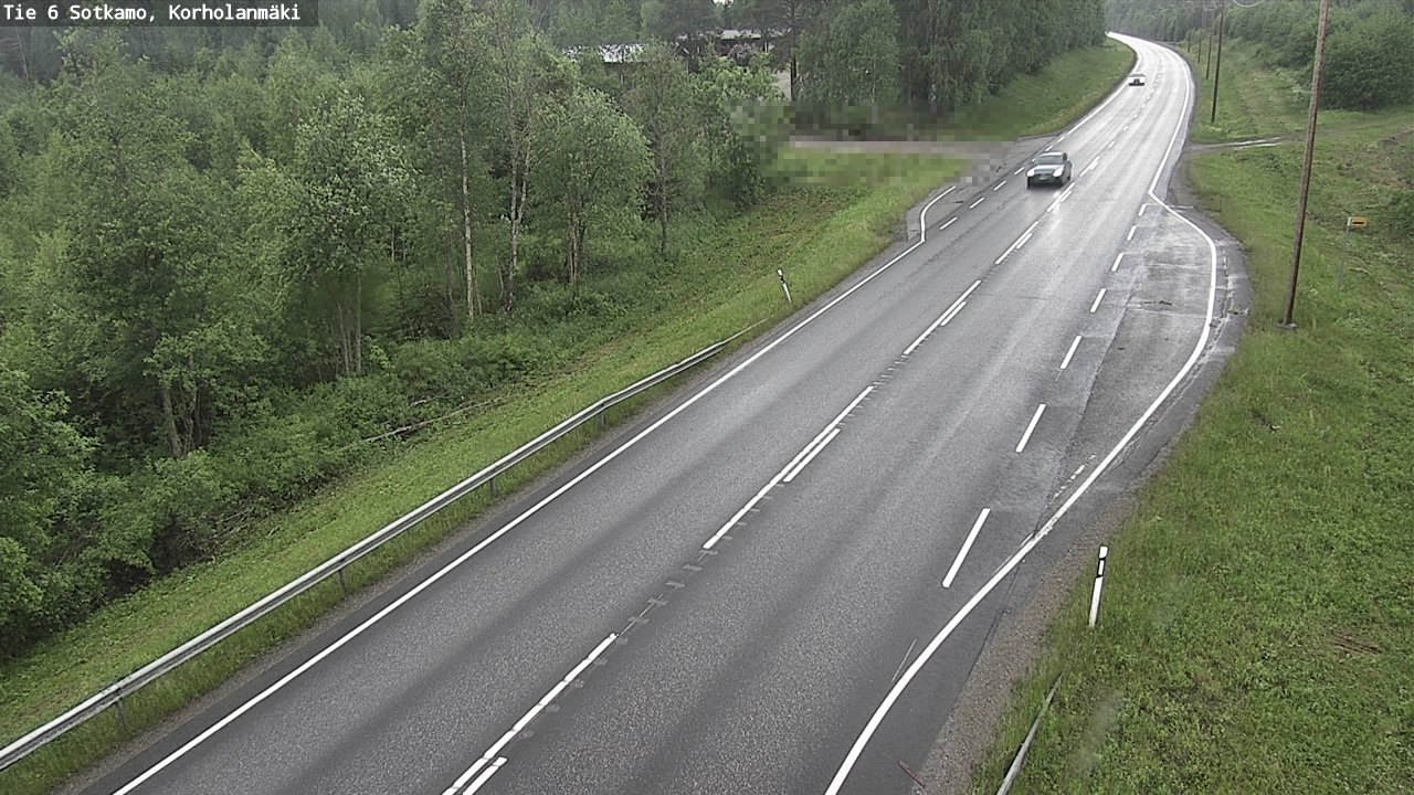Weather Camera Image Väg 6 Sotkamo, Korholanmäki, Sotkamo, Kainuu