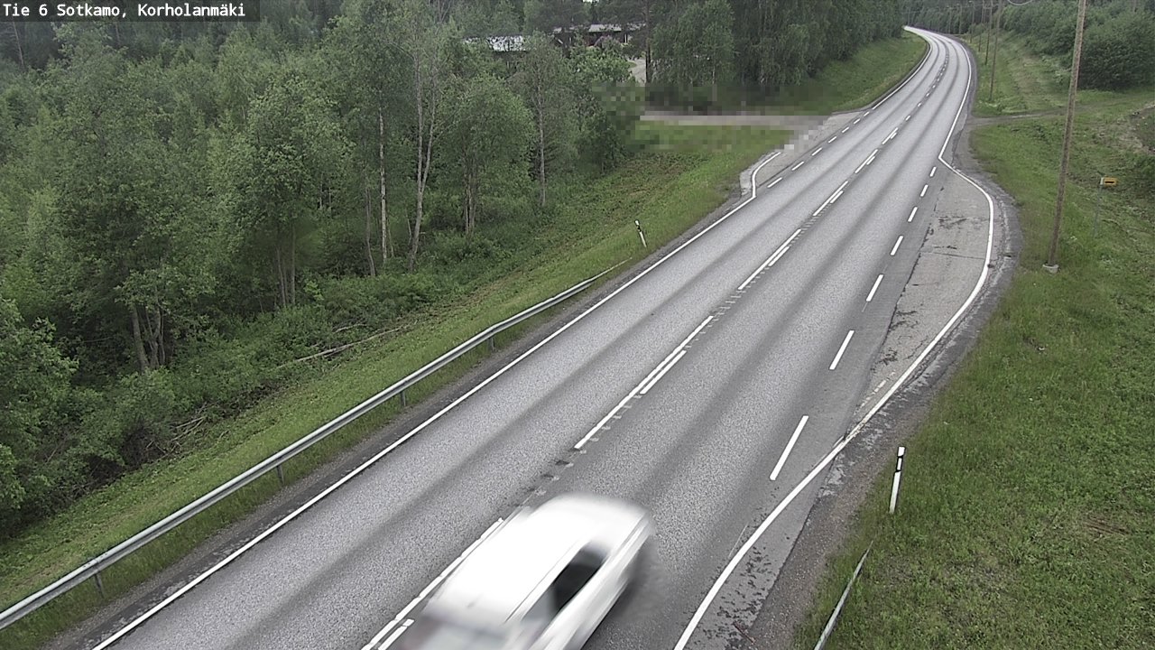 Weather Camera Image Road 6 Sotkamo, Korholanmäki, Sotkamo, Kainuu