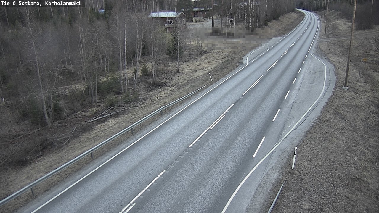 Weather Camera Image Road 6 Sotkamo, Korholanmäki, Sotkamo, Kainuu