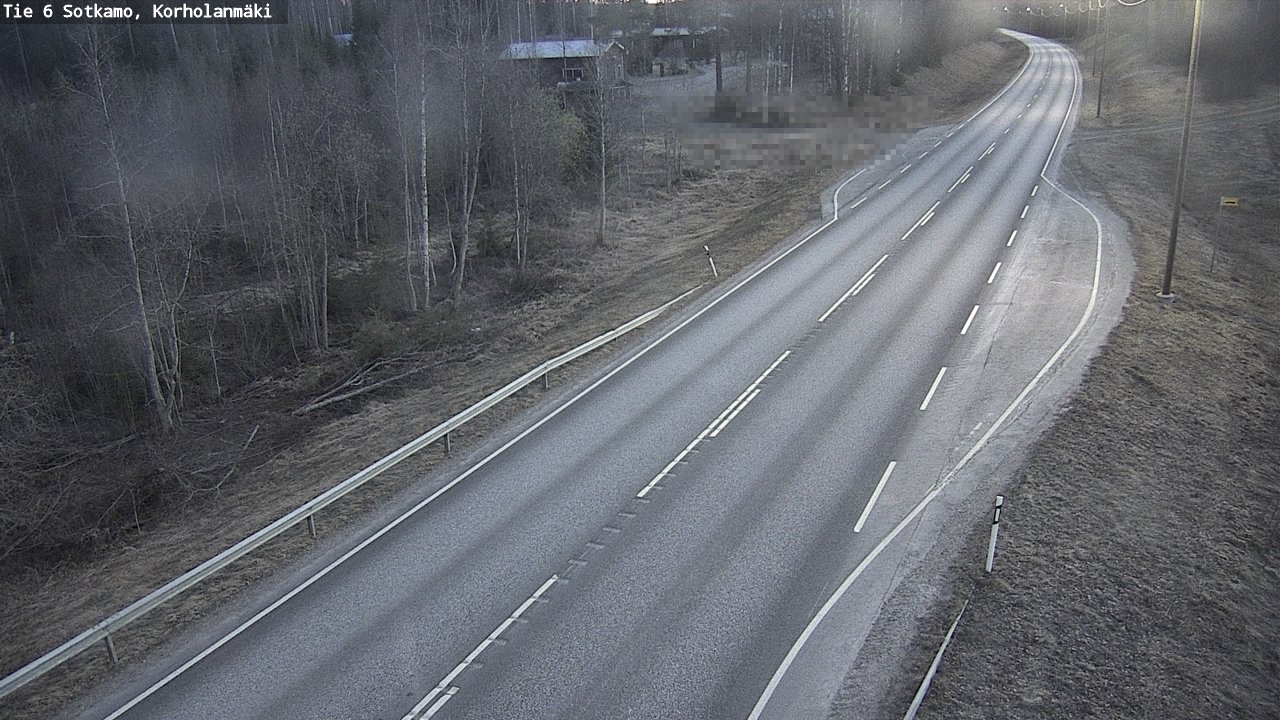 Weather Camera Image Väg 6 Sotkamo, Korholanmäki, Sotkamo, Kainuu