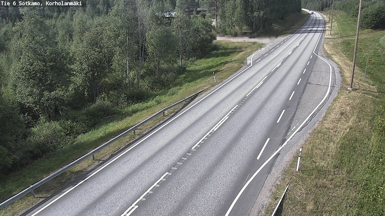 Weather Camera Image Väg 6 Sotkamo, Korholanmäki, Sotkamo, Kainuu