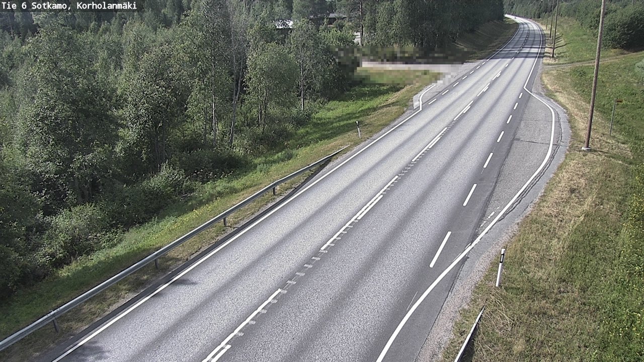 Weather Camera Image Road 6 Sotkamo, Korholanmäki, Sotkamo, Kainuu