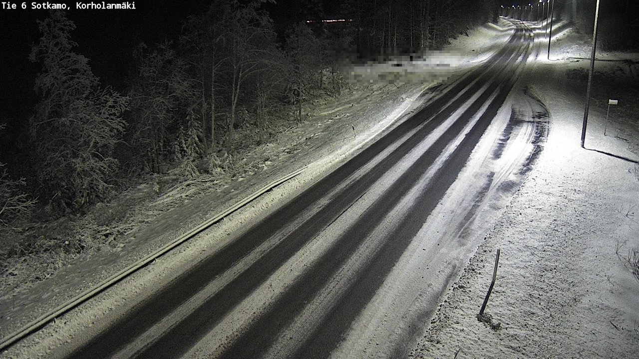Weather Camera Image Väg 6 Sotkamo, Korholanmäki, Sotkamo, Kainuu