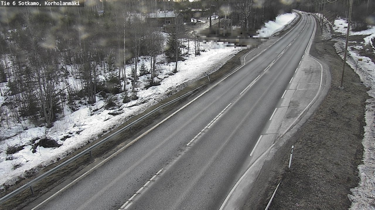 Weather Camera Image Väg 6 Sotkamo, Korholanmäki, Sotkamo, Kainuu