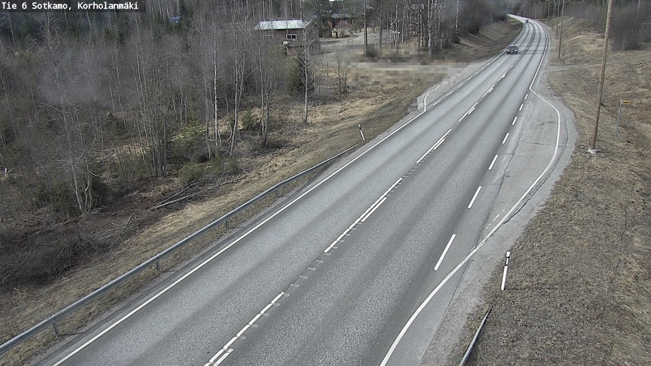 Weather Camera Image Väg 6 Sotkamo, Korholanmäki, Sotkamo, Kainuu