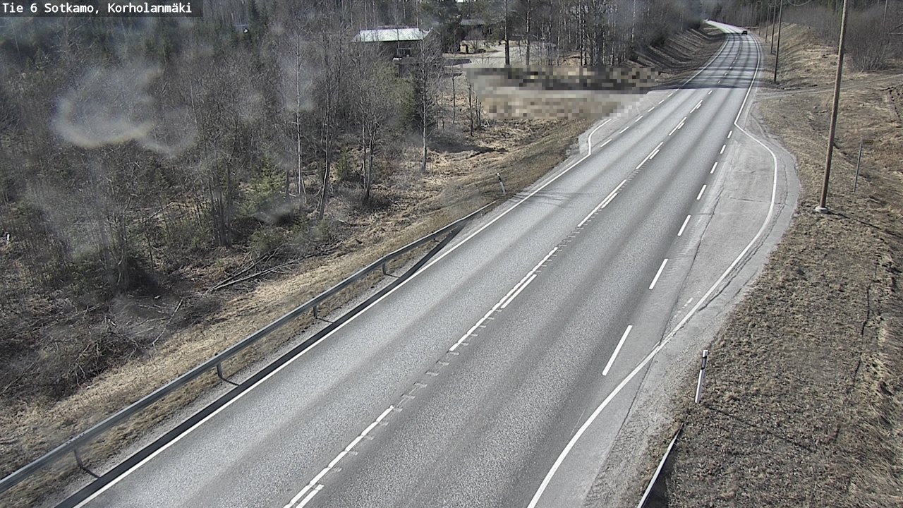 Weather Camera Image Väg 6 Sotkamo, Korholanmäki, Sotkamo, Kainuu