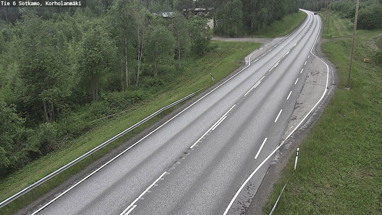 Weather Camera Image Road 6 Sotkamo, Korholanmäki, Sotkamo, Kainuu