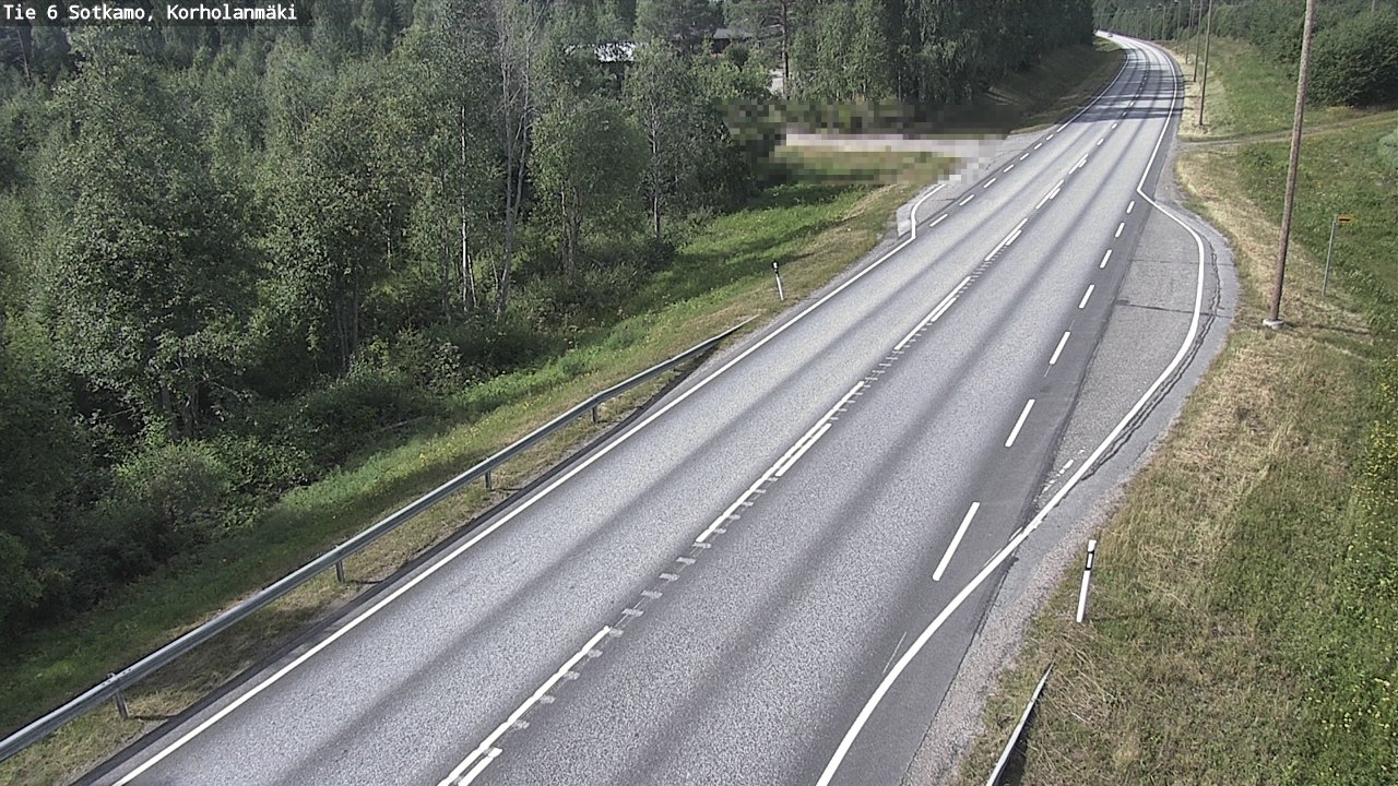 Weather Camera Image Väg 6 Sotkamo, Korholanmäki, Sotkamo, Kainuu
