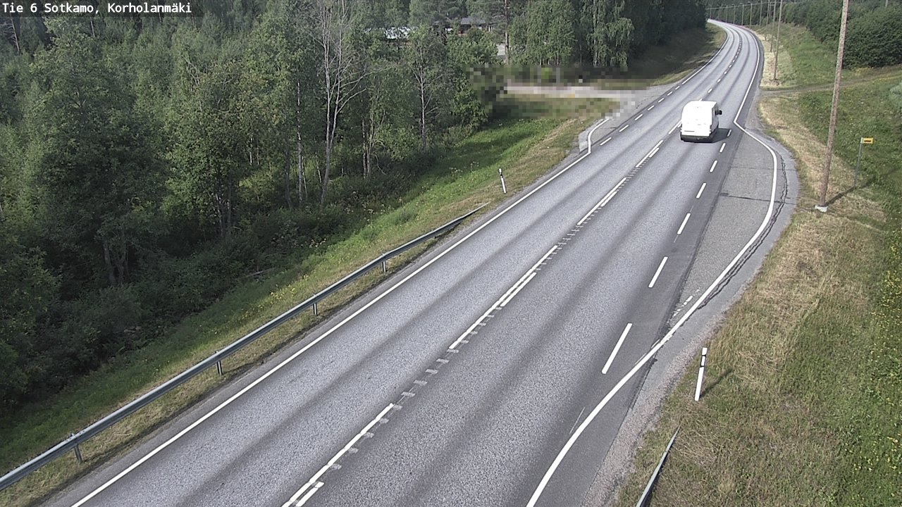 Weather Camera Image Väg 6 Sotkamo, Korholanmäki, Sotkamo, Kainuu