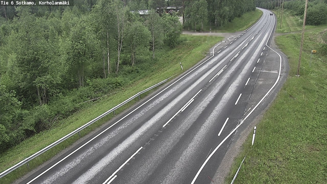 Weather Camera Image Väg 6 Sotkamo, Korholanmäki, Sotkamo, Kainuu