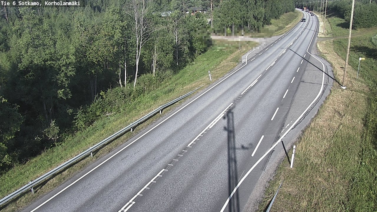 Weather Camera Image Väg 6 Sotkamo, Korholanmäki, Sotkamo, Kainuu