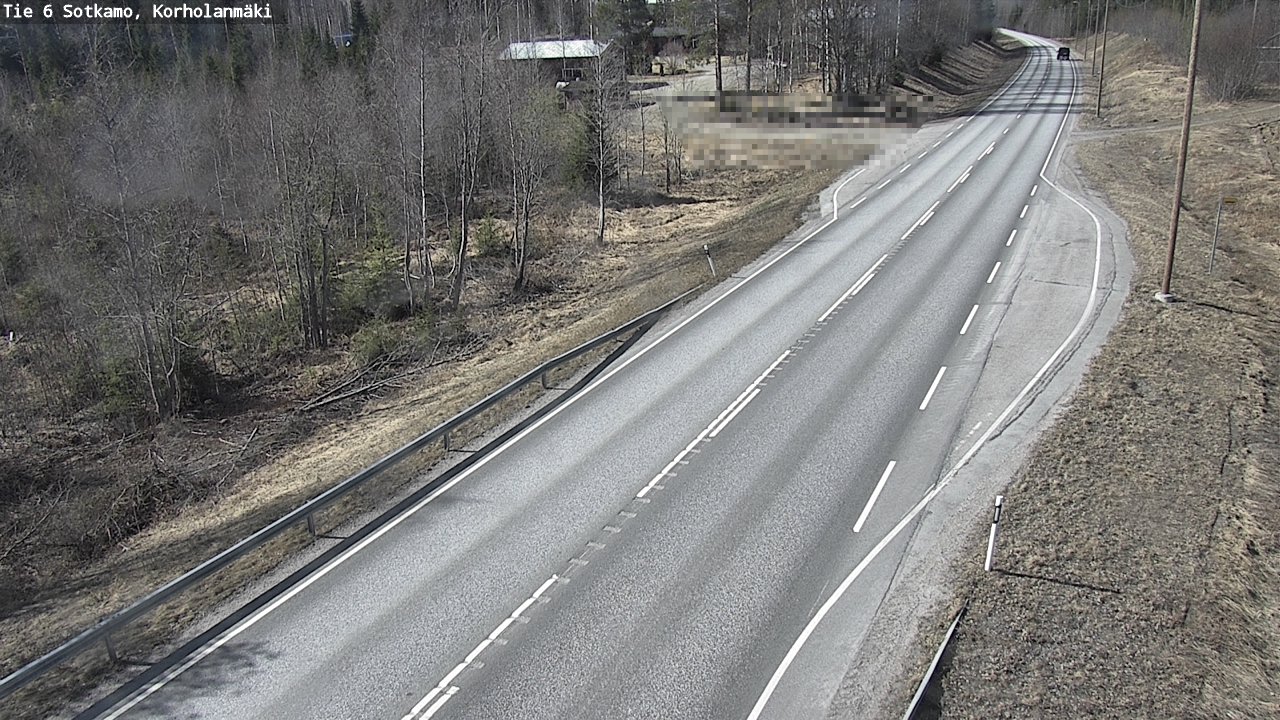 Weather Camera Image Väg 6 Sotkamo, Korholanmäki, Sotkamo, Kainuu