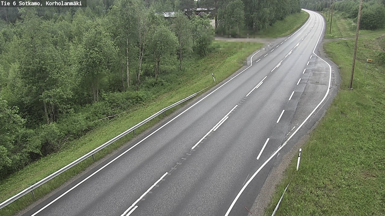 Weather Camera Image Väg 6 Sotkamo, Korholanmäki, Sotkamo, Kainuu