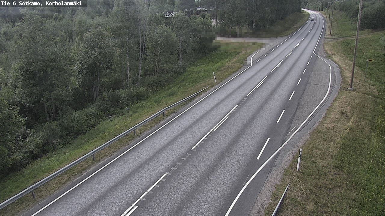 Weather Camera Image Road 6 Sotkamo, Korholanmäki, Sotkamo, Kainuu