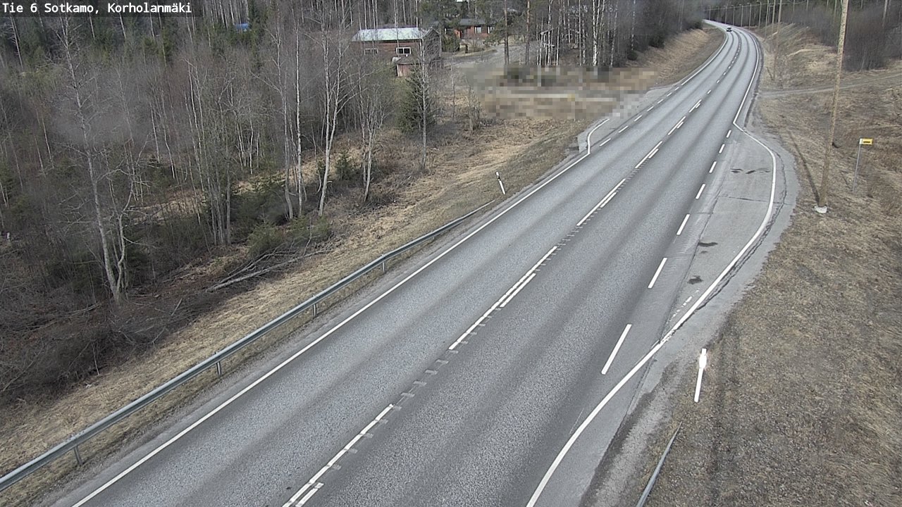Weather Camera Image Väg 6 Sotkamo, Korholanmäki, Sotkamo, Kainuu