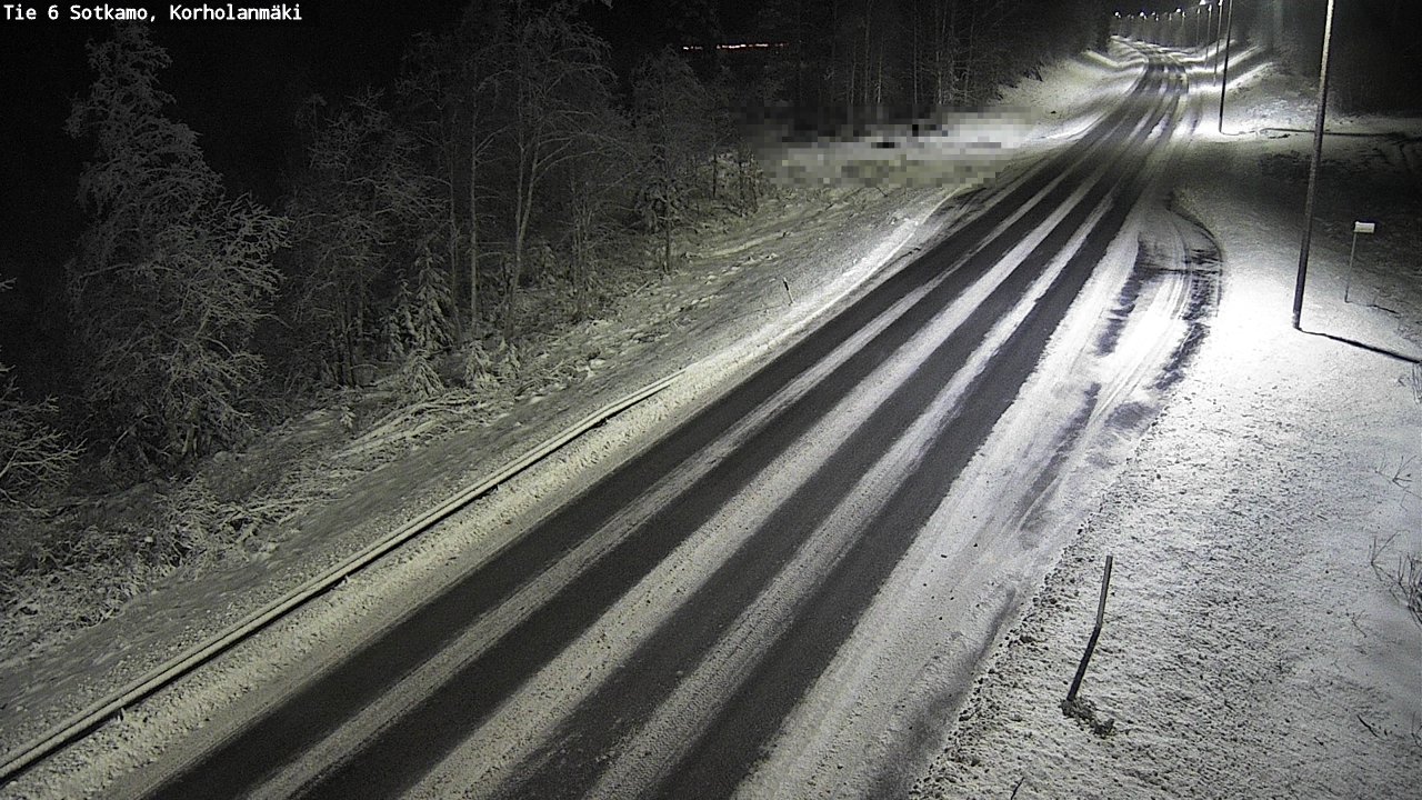 Weather Camera Image Väg 6 Sotkamo, Korholanmäki, Sotkamo, Kainuu