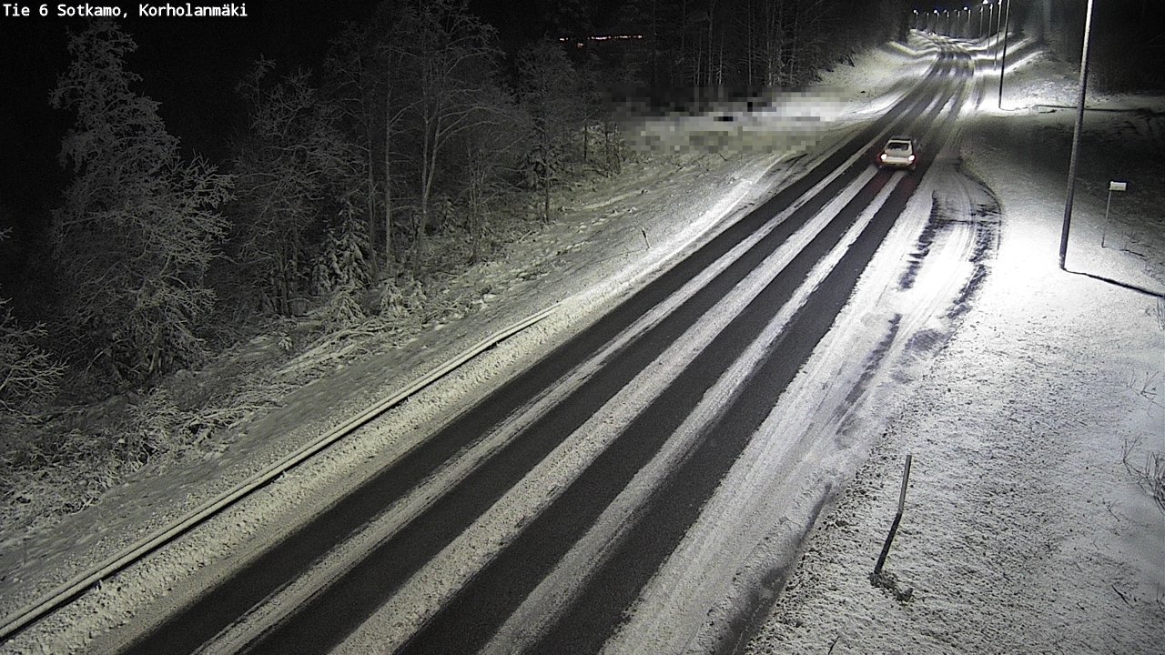 Weather Camera Image Väg 6 Sotkamo, Korholanmäki, Sotkamo, Kainuu
