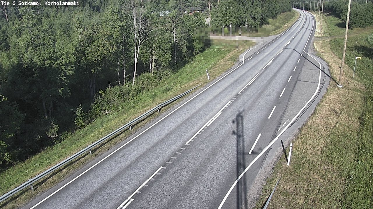 Weather Camera Image Väg 6 Sotkamo, Korholanmäki, Sotkamo, Kainuu