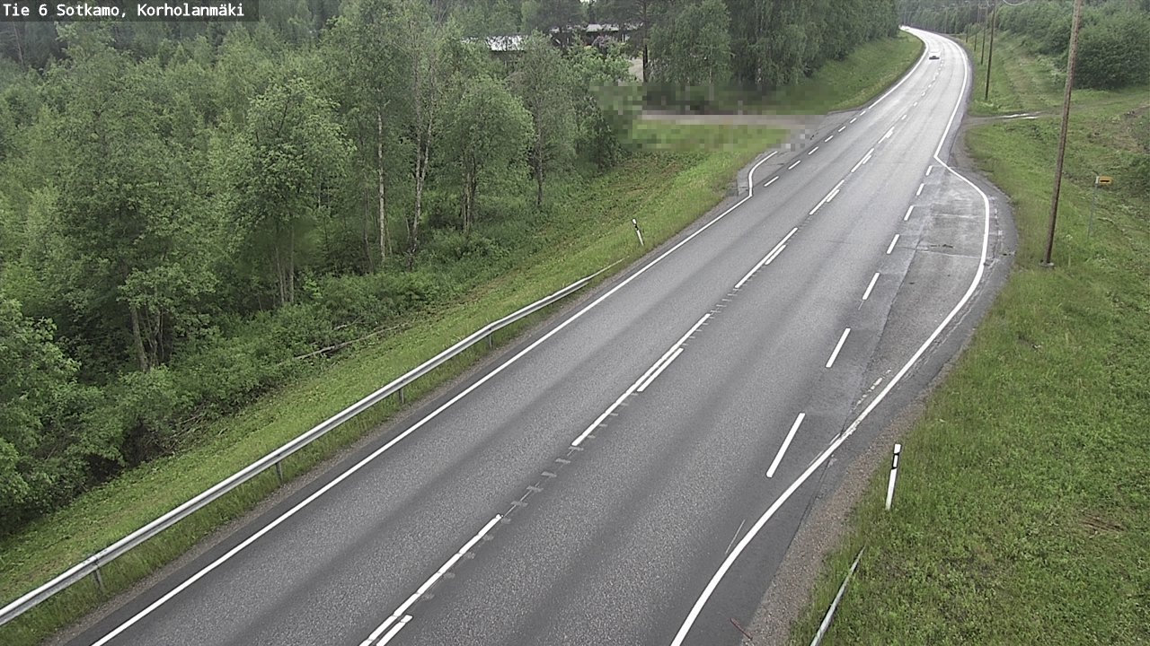 Weather Camera Image Väg 6 Sotkamo, Korholanmäki, Sotkamo, Kainuu