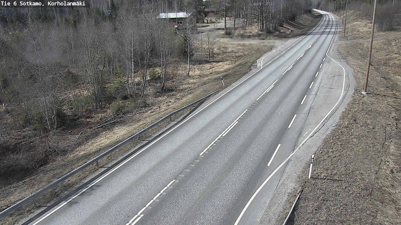 Weather Camera Image Väg 6 Sotkamo, Korholanmäki, Sotkamo, Kainuu