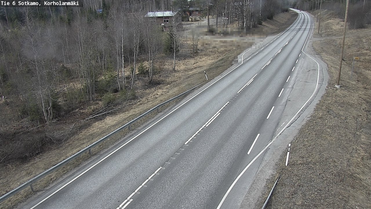 Weather Camera Image Väg 6 Sotkamo, Korholanmäki, Sotkamo, Kainuu