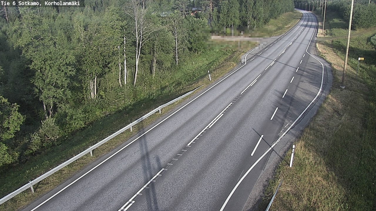 Weather Camera Image Väg 6 Sotkamo, Korholanmäki, Sotkamo, Kainuu