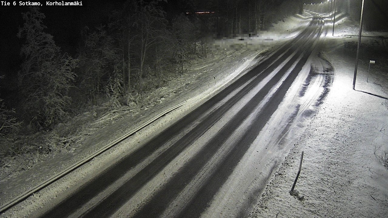 Weather Camera Image Väg 6 Sotkamo, Korholanmäki, Sotkamo, Kainuu