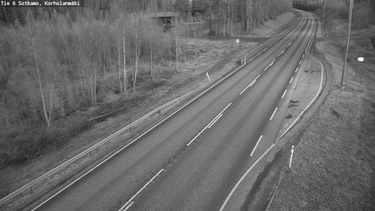 Weather Camera Image Väg 6 Sotkamo, Korholanmäki, Sotkamo, Kainuu