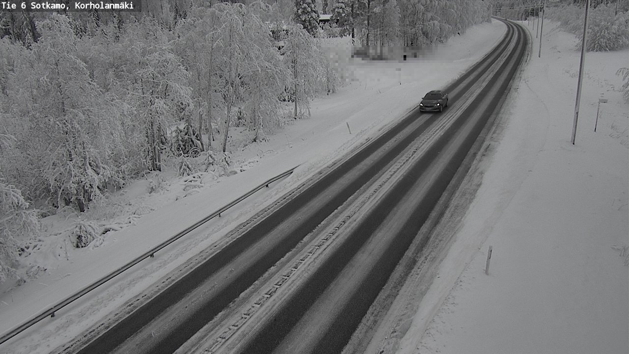 Weather Camera Image Road 6 Sotkamo, Korholanmäki, Sotkamo, Kainuu